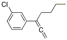 1-CHLORO-3-(1-VINYLIDENE-PENTYL)-BENZENE Struktur