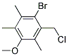 1-BROMO-2-CHLOROMETHYL-4-METHOXY-3,5,6-TRIMETHYL-BENZENE Struktur