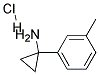 1-M-TOLYL-CYCLOPROPYLAMINE HYDROCHLORIDE Struktur