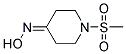 1-(METHYLSULFONYL)PIPERIDIN-4-ONE OXIME Struktur