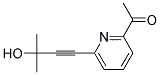 1-[6-(3-HYDROXY-3-METHYL-BUT-1-YNYL)-PYRIDIN-2-YL]-ETHANONE Struktur