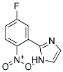 2-(5-FLUORO-2-NITRO-PHENYL)-1H-IMIDAZOLE Struktur