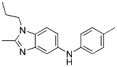 (2-METHYL-1-PROPYL-1H-BENZOIMIDAZOL-5-YL)-P-TOLYL-AMINE Struktur