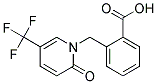 1-(2-CARBOXYBENZYL)-5-(TRIFLUOROMETHYL)-2-PYRIDONE Struktur