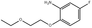 2-(2-ETHOXYETHOXY)-5-FLUOROANILINE Struktur