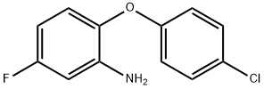 2-(4-CHLOROPHENOXY)-5-FLUOROANILINE Struktur