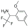 2,2,2-TRIFLUORO-1-(2-METHOXY-5-METHYL-PHENYL)-ETHYLAMINE Struktur