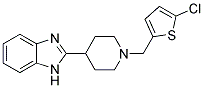 2-(1-[(5-CHLORO-2-THIENYL)METHYL]PIPERIDIN-4-YL)-1H-BENZIMIDAZOLE Struktur