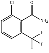 2-CHLORO-6-(TRIFLUOROMETHYL)BENZAMIDE Structure