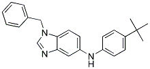 (1-BENZYL-1H-BENZOIMIDAZOL-5-YL)-(4-TERT-BUTYL-PHENYL)-AMINE Struktur