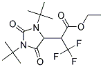 2-(1,3-DI-TERT-BUTYL-2,5-DIOXO-IMIDAZOLIDIN-4-YL)-3,3,3-TRIFLUORO-PROPIONIC ACID ETHYL ESTER Struktur