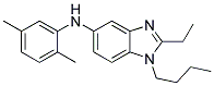 (1-BUTYL-2-ETHYL-1H-BENZOIMIDAZOL-5-YL)-(2,5-DIMETHYL-PHENYL)-AMINE Struktur