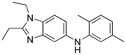 (1,2-DIETHYL-1H-BENZOIMIDAZOL-5-YL)-(2,5-DIMETHYL-PHENYL)-AMINE Struktur