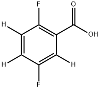 2,5-DIFLUOROBENZOIC-D3 ACID Struktur