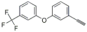 1-ETHYNYL-3-(3-(TRIFLUOROMETHYL)PHENOXY)-BENZENE Struktur