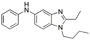 (1-BUTYL-2-ETHYL-1H-BENZOIMIDAZOL-5-YL)-PHENYL-AMINE Struktur