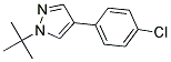 1-TERT-BUTYL-4-(4-CHLOROPHENYL)-1H-PYRAZOLE Struktur