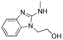 2-[2-(METHYLAMINO)-1H-BENZIMIDAZOL-1-YL]ETHANOL Struktur