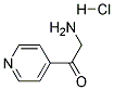 2-AMINO-1-(PYRIDIN-4-YL)ETHANONE HYDROCHLORIDE Struktur