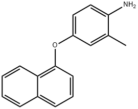 2-METHYL-4-(1-NAPHTHYLOXY)ANILINE Struktur