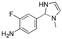 2-FLUORO-4-(1-METHYL-2H-IMIDAZOL-2-YL)-PHENYLAMINE Struktur