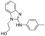 2-(2-[(4-METHYLPHENYL)AMINO]-1H-BENZIMIDAZOL-1-YL)ETHANOL Struktur