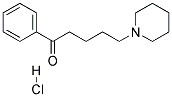 1-PHENYL-5-PIPERIDINO-1-PENTANONE HYDROCHLORIDE Struktur