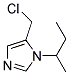 1-SEC-BUTYL-5-CHLOROMETHYL-1H-IMIDAZOLE Struktur