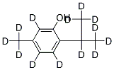 2-ISO-PROPYL-D7-5-METHYL-D3-PHENOL-3,4,6-D3 Struktur