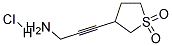 (1,1-DIOXO-TETRAHYDROTHIOPHEN-3-YL)-PROP-2-YNYL-AMINE HYDROCHLORIDE Struktur