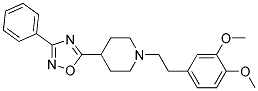 1-[2-(3,4-DIMETHOXYPHENYL)ETHYL]-4-(3-PHENYL-1,2,4-OXADIAZOL-5-YL)PIPERIDINE Struktur