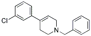 1-BENZYL-4-(3-CHLORO-PHENYL)-1,2,3,6-TETRAHYDRO-PYRIDINE Struktur