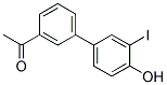 1-(4'-HYDROXY-3'-IODO-1,1'-BIPHENYL-3-YL)-ETHANONE Struktur