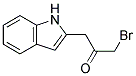 1-BROMO-3-(1H-INDOL-2-YL)-PROPAN-2-ONE Struktur