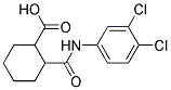 2-(3,4-DICHLORO-PHENYLCARBAMOYL)-CYCLOHEXANECARBOXYLIC ACID Struktur