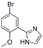 2-(5-BROMO-2-METHOXY-PHENYL)-1H-IMIDAZOLE Struktur