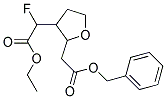 (2-BENZYLOXYCARBONYLMETHYL-TETRAHYDRO-FURAN-3-YL)-FLUORO-ACETIC ACID ETHYL ESTER Struktur