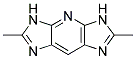 2,6-DIMETHYL-3,5-DIHYDRO-DIIMIDAZO[4,5-B:4',5'-E]PYRIDINE Struktur