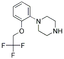 1-[2-(2,2,2-TRIFLUOROETHOXY)PHENYL]PIPERAZINE Struktur