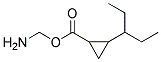 1-AMINOMETHYL-2-(1-ETHYL-PROPYL)-CYCLOPROPANECARBOXYLIC ACID Struktur