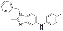 (1-BENZYL-2-METHYL-1H-BENZOIMIDAZOL-5-YL)-P-TOLYL-AMINE Struktur