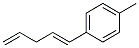 1-METHYL-4-((E)-PENTA-1,4-DIENYL)-BENZENE Struktur