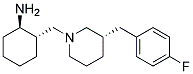 (1R,2S)-2-(((S)-3-(4-FLUOROBENZYL)PIPERIDIN-1-YL)METHYL) CYCLOHEXANAMINE Struktur