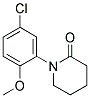 1-(5-CHLORO-2-METHOXY-PHENYL)-PIPERIDIN-2-ONE Struktur