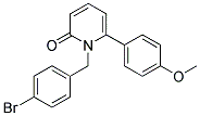 1-(4-BROMOBENZYL)-6-(4-METHOXYPHENYL)PYRIDIN-2(1H)-ONE Struktur