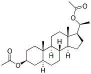 (20S)-5alpha-pregnane-3beta,20-diol diacetate  Struktur