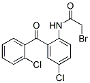 2-Bromoacetoamino-2',5-Dichloro Benzophenone Struktur