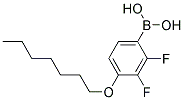 2,3-Difluoro-4-(heptyloxy)benzeneboronic acid Struktur