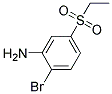 2-Bromo-5-(ethylsulphonyl)aniline Struktur