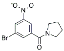 1-(3-Bromo-5-nitrobenzoyl)pyrrolidine Struktur